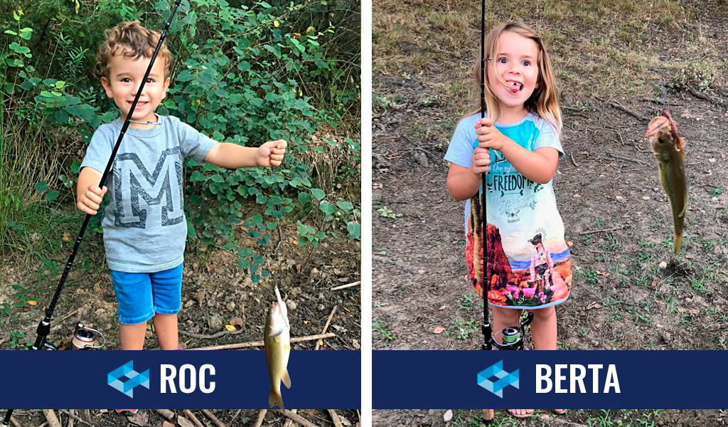 Jóvenes promesas de la pesca #3: Roc y Berta Jóvenes promesas de la pesca #3: Roc y Berta