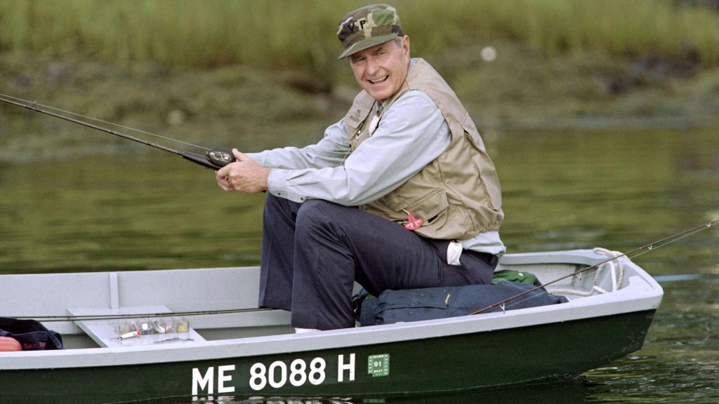 Bush president fishing