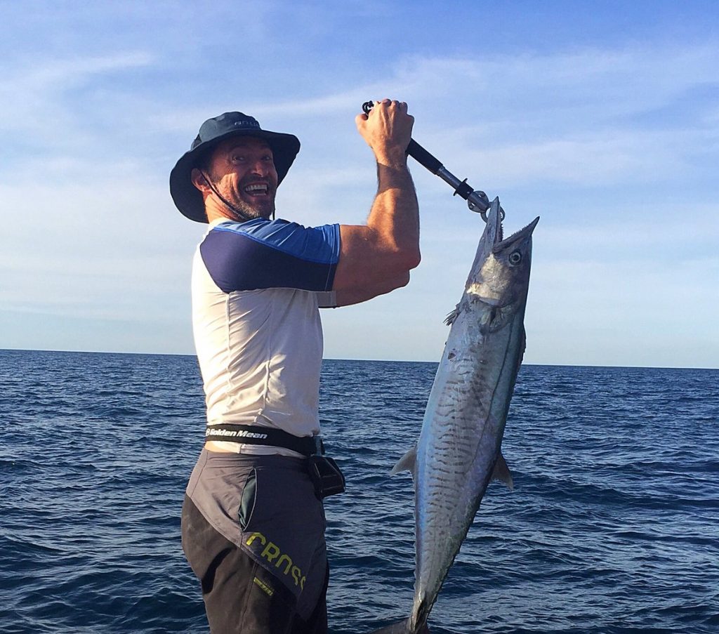 Hugh Jackman pesca