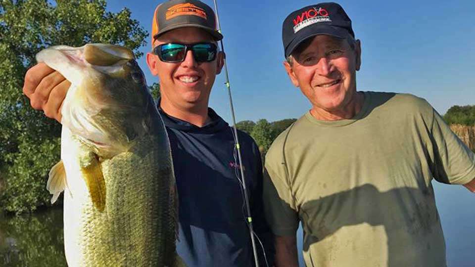 Georg Bush fishing