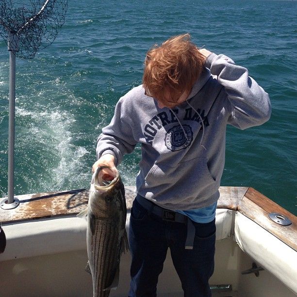 Ed Sheeran fishing