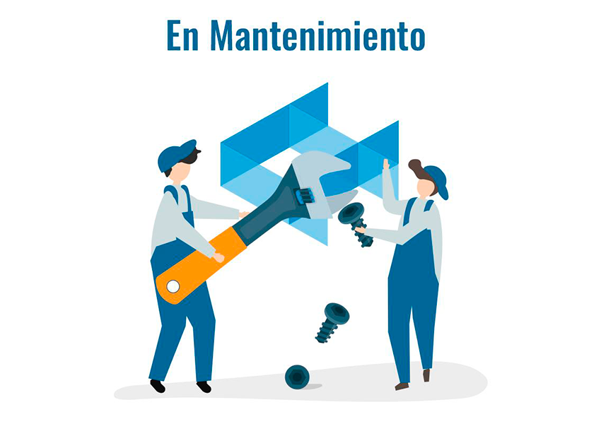 Página mantenimiento